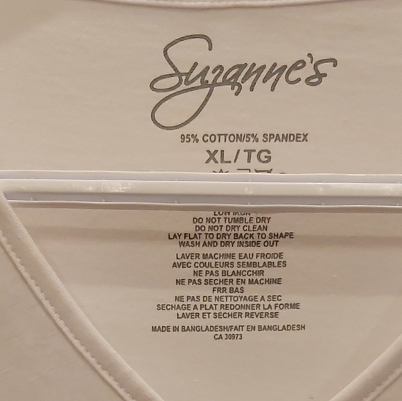 Suzanne's white tunic top - Picture 4 of 7